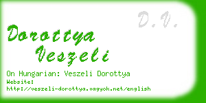 dorottya veszeli business card